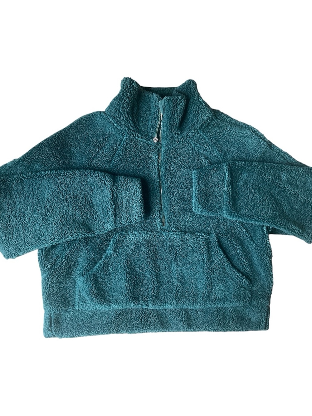 lululemon athletica Teal Sherpa Half-Zip Pullover